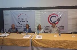Tribunal Electoral Independiente de la Concertación Nacional se reúne con candidatos.