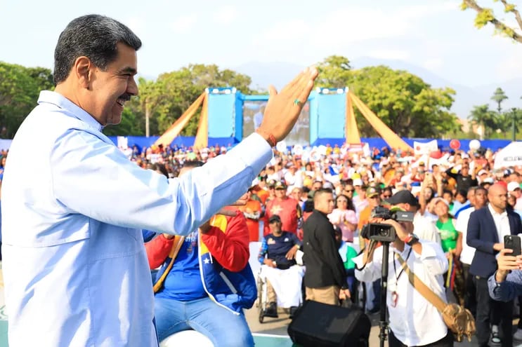 El presidente venezolano Nicolás Maduro durante un acto de gobierno, el pasado martes en Caracas.