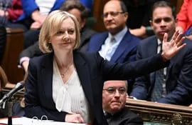 La primera ministra, Liz Truss, dimitió esta mañana.  (AFP)