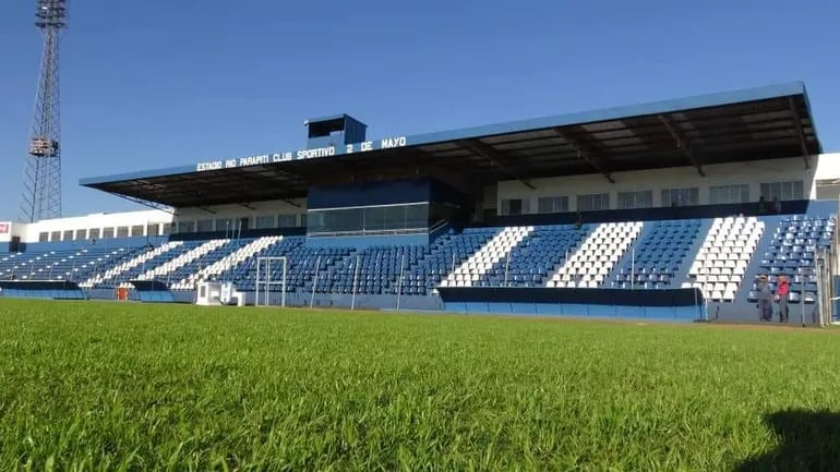 El estadio Río Parapití, albergará esta noche el encuentro entre el 2 de Mayo de Pedro Juan Caballero e Independiente de Campo Grande.