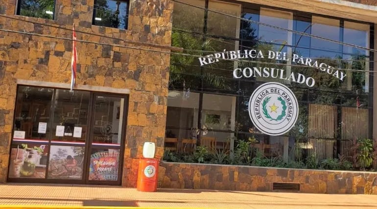 Consulado de la República del Paraguay en Puerto Iguazú, Argentina.