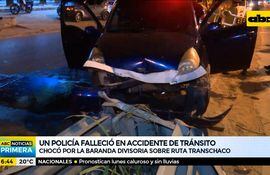 Policía fallece en terrible accidente de tránsito