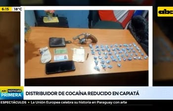 Distribuidor de cocaína reducido en Capiatá