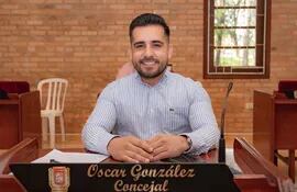 El concejal oficialista Oscar González (YoCreo) fue electro presidente de la Junta Municipal de Ciudad del Este para el periodo 2023.