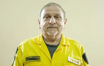 Carlos Torres Alujas recientemente fue reelecto como presidente del Cuerpo de Bomberos Voluntarios del Paraguay (CBVP)