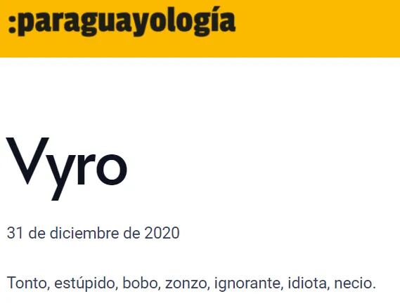 El diccionario de paraguayismos fue lanzado para ayudar a las personas a comprender palabras y frases utilizadas en sentido figurado en la cultura popular.