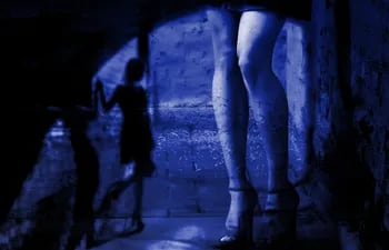 Imagen referencial de caso de prostitución, situación en la que muchas mujeres caen engañadas en Europa.