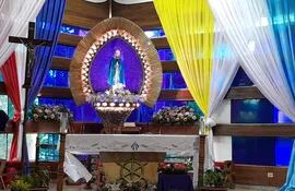Oratorio del Santuario de la Virgen de Itacuá.