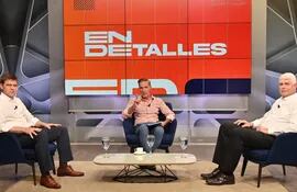 Juan Manuel Brunetti y Arnoldo Wiens en el programa En Detalles de ABC TV.
