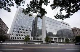 Vista exterior de la sede del Banco Mundial.