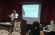 El pastor evangélico Miguel Ortigoza presidió una charla sobre el plan de educación sexual "12 Ciencias" en el colegio público Atanasio Riera de Ciudad del Este.