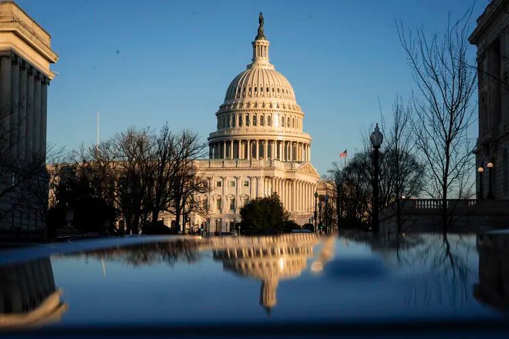 El Capitolio de Washington, sede del Congreso de los Estados Unidos.