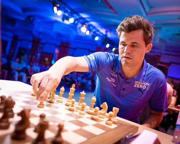 Magnus Carlsen triunfador en Zagreb Foto Lennart Ootes, Grand Chess Tour.