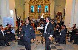 Exitoso concierto en honor a la fundación de Villarrica a cargo de la Orquesta Sinfónica del Congreso (OSIC).