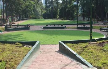 La construcción del parque inclusivo costó unos G. 673.109.483 a la Municipalidad de Presidente Franco.