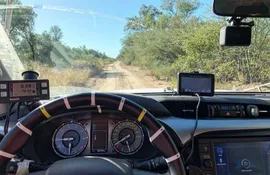 El recorrido de Nicolás Tomboly en el Chaco para el Transchaco Rally 2022.