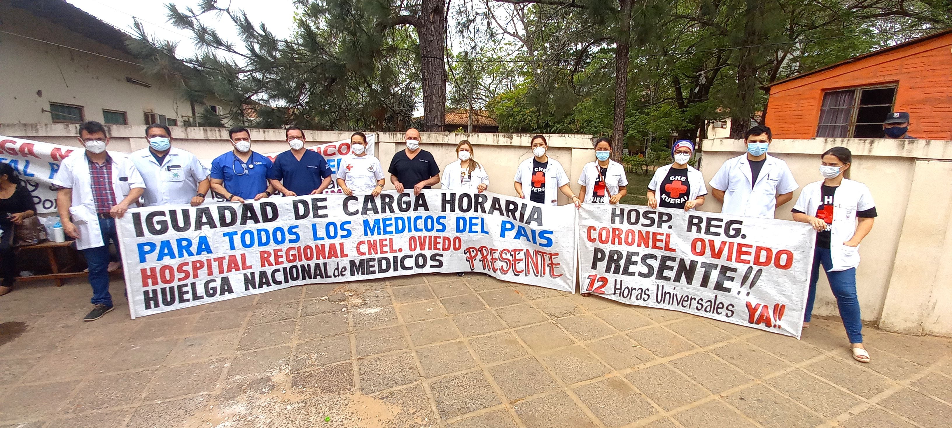Médicos en huelga también exigen más recursos para bonificaciones y remuneraciones