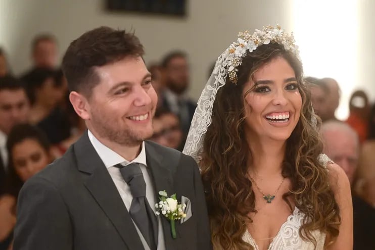 Se casaron José María Fretes Bieber y Juliana María Boccia Amarilla.