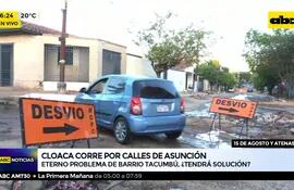 Cloaca corre por las calles de Asunción