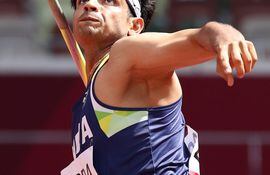 Neeraj Chopra logró el primer oro en atletismo para India (EFE).
