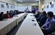 La reunión con los representantes de las empresas farmacéuticas se realizó en el Ministerio de Hacienda.
