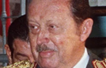 Dictador Alfredo Stroessner.