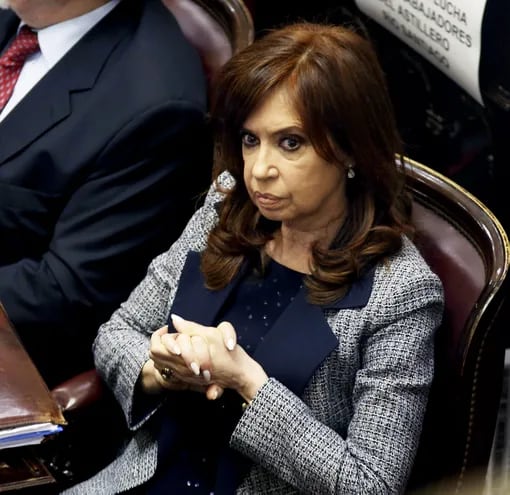 La actual vicepresidente de Argentina y exmandataria, Cristina Fernández viuda de Kirchner.