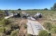 La aeronave Beechcraft Sierra B24R, capotó y se quemó. Esta había sido adquirida por el arquero de fútbol Tobías Vargas, al contado por US$ 86.000.