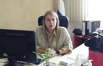 Abg. Cynthia Paola Lovera Brítez, jueza penal de Garantías.