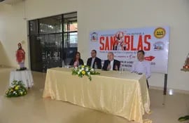 En la conferencia de prensa se brindó detalles de los festejos por la fiesta patronal de San Blas y aniversario de Ciudad del Este.