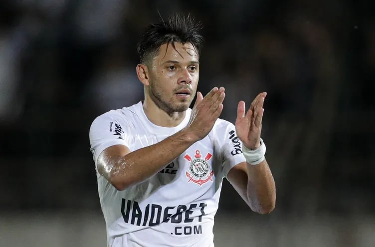 Ángel Romero suma 5 goles en 9 partidos en el año con la casaca de Corinthians.