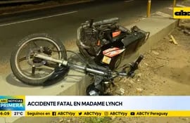 Motociclista falleció cuando descendía viaducto
