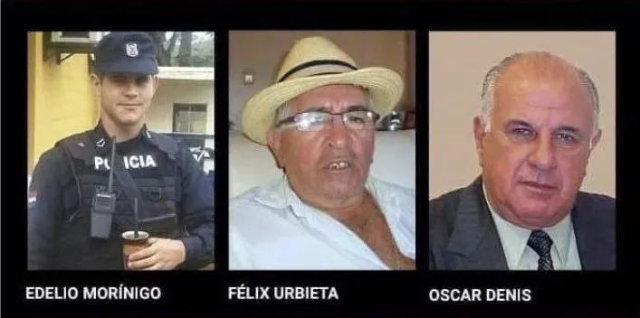 Pretenden aumentar el monto del pago de recompensa por la información útil del paradero de los secuestrados Edelio Morínigo, Félix Urbieta y Óscar Denis