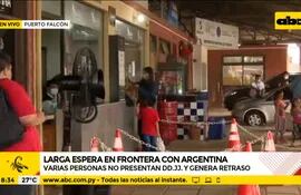 Falta de documentos generaría retraso para cruzar la frontera con Argentina