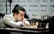 Partida 6, Carlsen vs. Anand, Sochi 2014 (Foto Mike Klein, Chess.com).