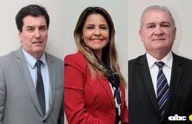 Gustavo Santander, Cecilia Pérez y Emiliano Rolón componen la terna para la elección del siguiente Fiscal General del Estado.