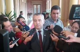 Daniel Centurión, ministro asesor político del Gobierno de Mario Abdo.