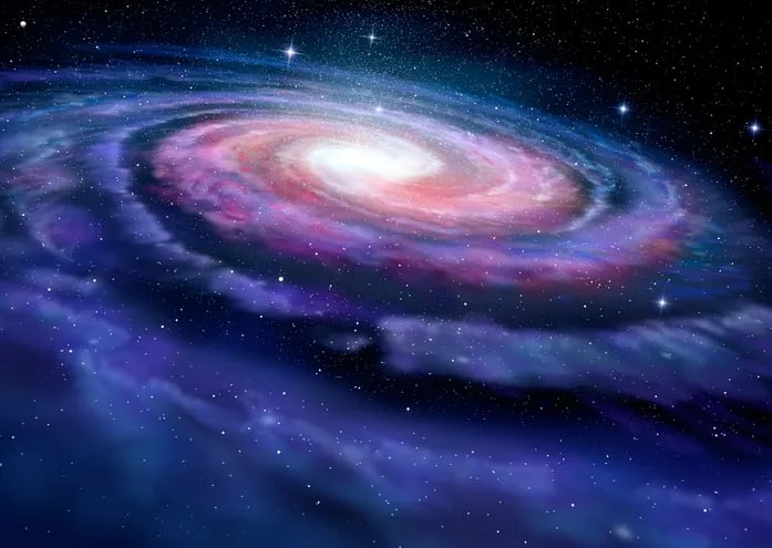 Encuentran una galaxia similar a la Vía Láctea en el universo primitivo.