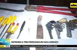 Detienen a tres personas en Reducto, San Lorenzo