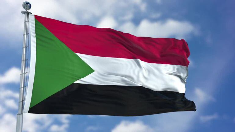Bandera de Sudán.