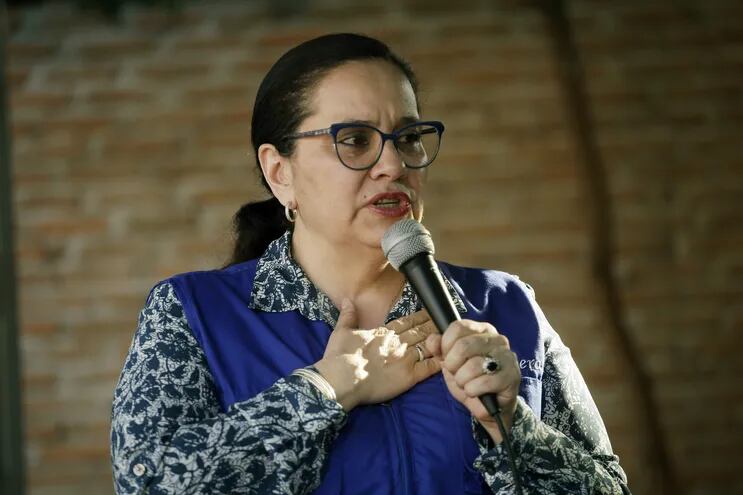 Ana García, esposa del expresidente de Honduras Juan Orlando Hernández (2014-2022).