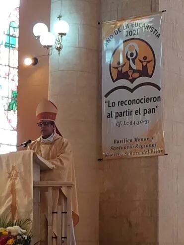 Presidió la misa el obispo Monseñor Pedro Collar Noguera.