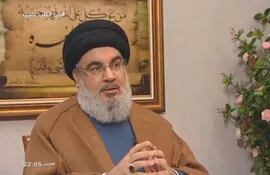 Hassan Nasrallah, líder del movimiento chiita libanes, Hezbollah.