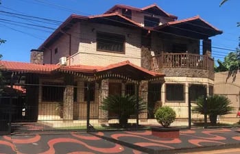 La residencia del ex fiscal Hugo Vázquez Figueredo, quien dijo que se encuentra en pobreza extrema para recibir asistencia pública.