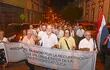 La Marcha del Silencio, exigiendo la salida de Cristian Kriskovich de la UCA. Asunción, marzo de 2023.