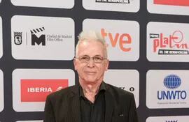 El actor argentino Gerardo Romano, en la alfombra roja de los Premios Platino.