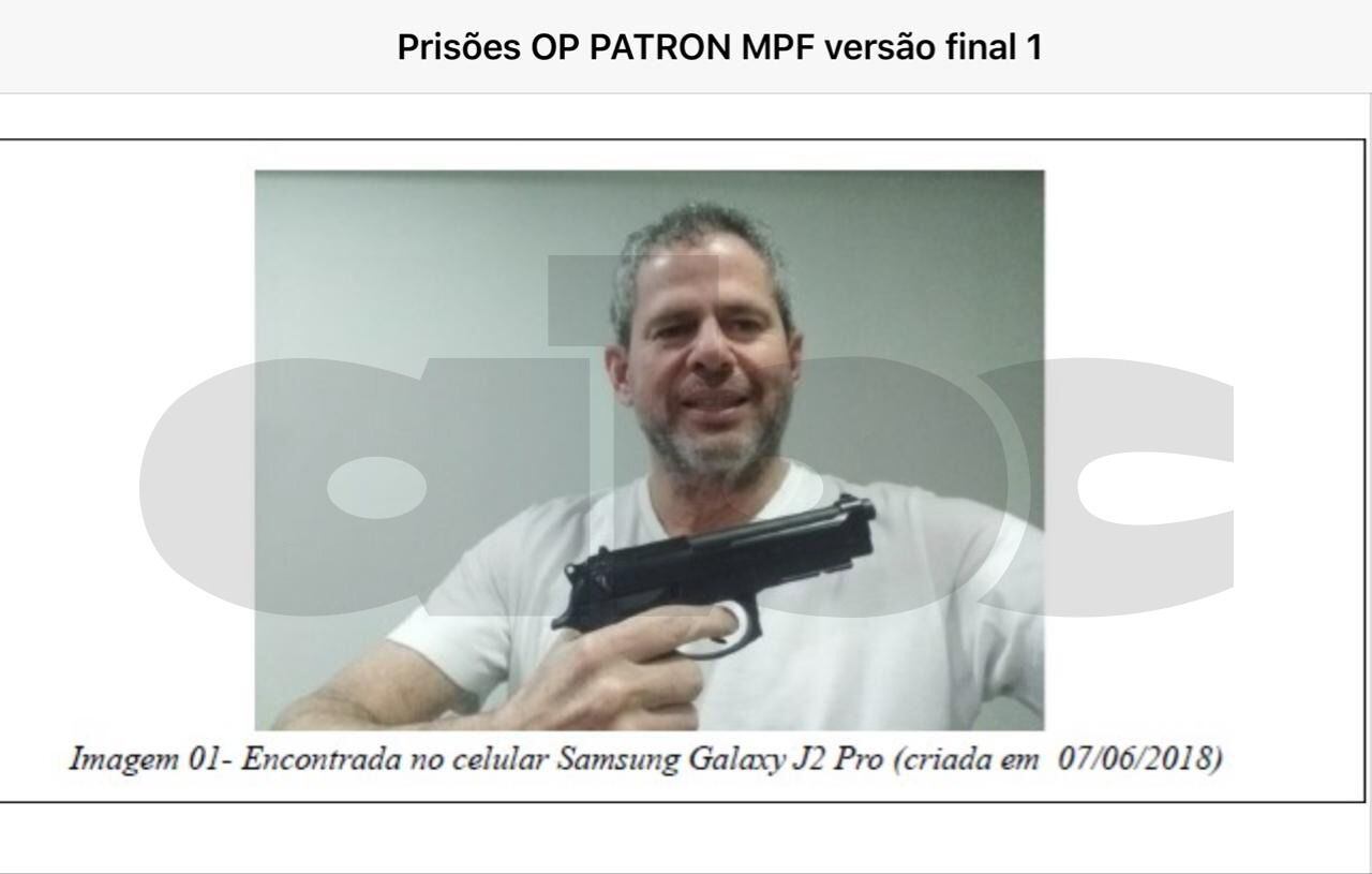 Pruebas confiscadas por la Policía Federal del Brasil en el celular de Darío Messer.