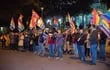 Una vez más, en la manifestación conocida como Besatón, los miembros de la comunidad LGTBI+ reivindicaron sus derechos.