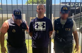 Empresario Diego Dirisio, detenido en Buenos Aires, Argentina.
