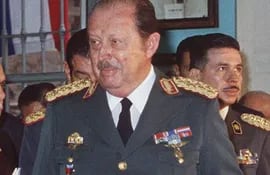 El dictador paraguayo Alfredo Stroessner.
